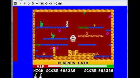 Manic Miner - Commodore Amiga - emulador Amiga Forever 2016 Plus Edition