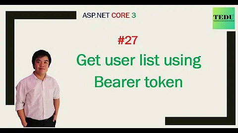 #27: Lấy danh sách user | Get user list | TEDU