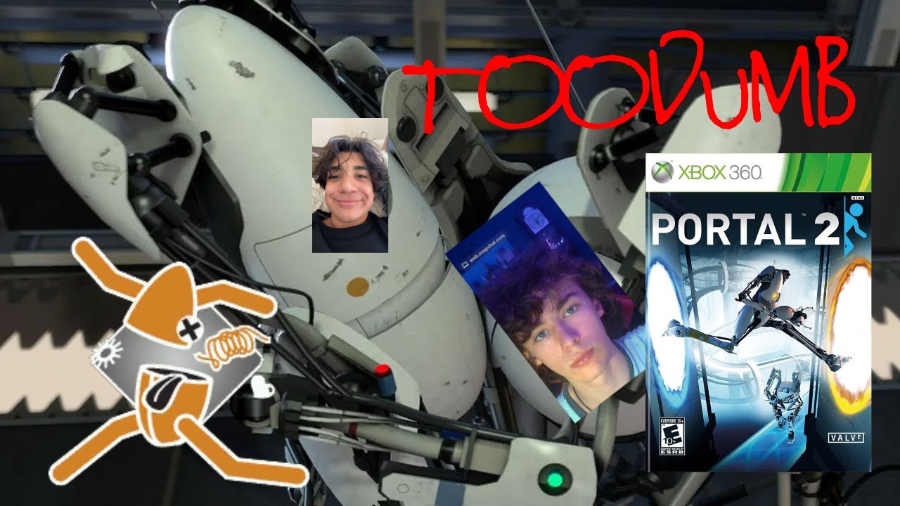 Two idiots play PORTAL 2 CO-OP - YouTube