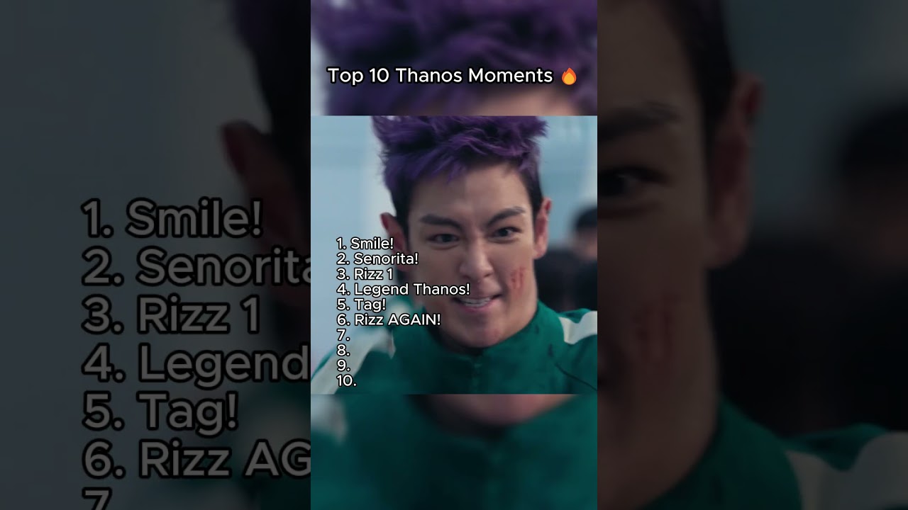 Top 10 Thanos Moments in Squid Game 2! 🔥🤣
