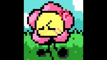 RANDOM FLOWER PIXEL ANIMATION #bfdi #fyp
