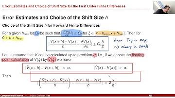 Lecture 2021 Numerical Methods: 37: Numerical Approximation of Partial Derivatives (3)