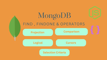 Mastering MongoDB find and findOne Queries | Operators and Projections #MongoDB #No-SQL #Database