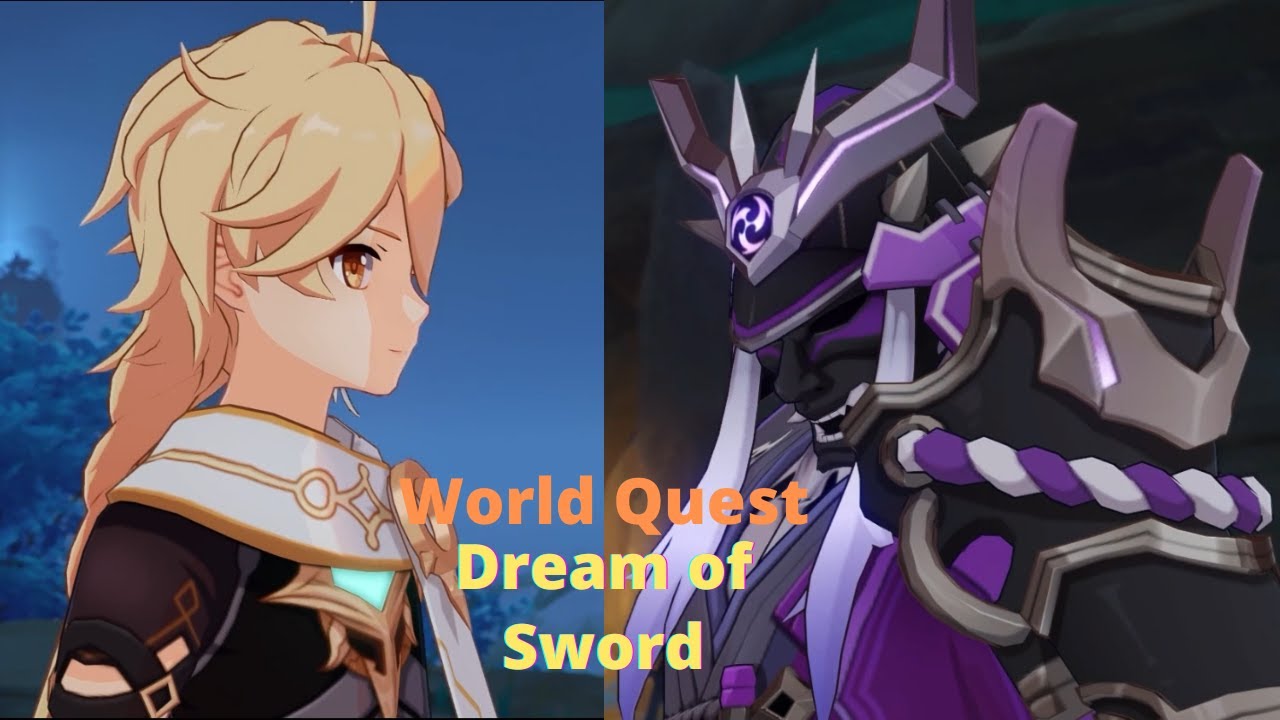 World Quest Dream of Sword Genshin Impact YouTube