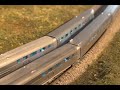 The race n scale model trains CB&amp;Q railroad 1:160 gauge Burlington zephyr concor CB&amp;Q pioneer DCC