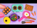 8 DIY Easy Barbie Doll Kitchen crafts (air dry clay crafts)