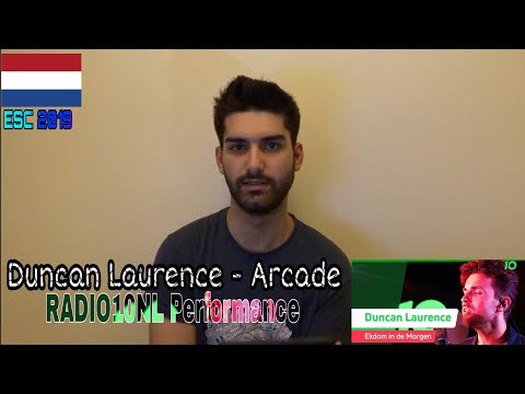 Duncan Laurence - Arcade (Radio10NL Performance Reaction - The Netherlands Eurovision 2019)