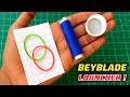 Easy Beyblade and launcher making, how to make bottle cap Beyblade with launcher best spinning toy..