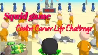 Squid game||Cookie Carver Life Challenge screenshot 3
