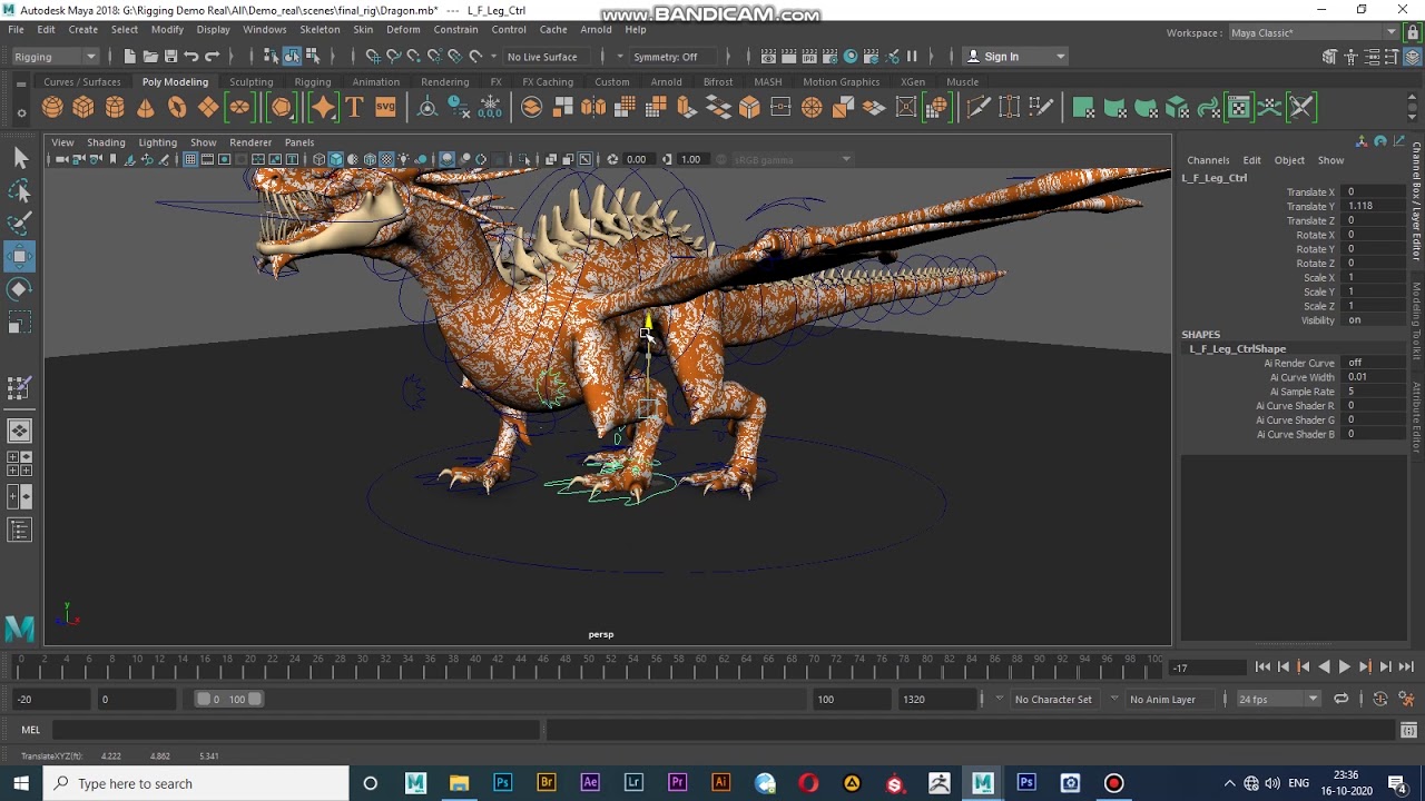 Dragon rigging - YouTube