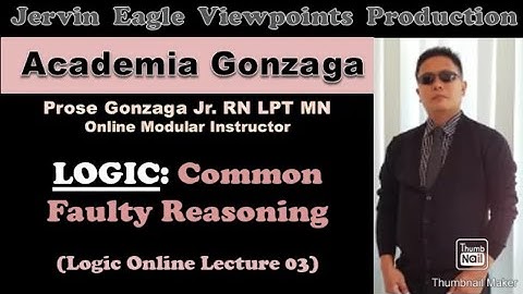 AcaGon - Logic: COMMON FAULTY REASONING