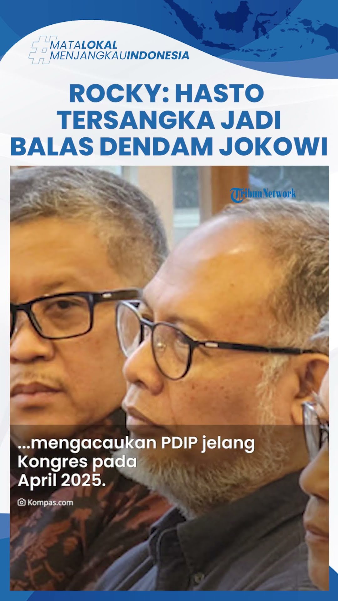 Rocky Gerung: Hasto Tersangka adalah Wujud Balas Dendam Jokowi, Tak akan Berhenti Sampai PDIP Runtuh