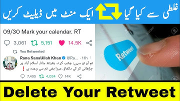 How to remove Twitter Retweeted retweet in 1 Minut 2023