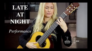 Late at Night by Sven Lundestad - Performance | EliteGuitarist.com | Christina Sandsengen, guitarist