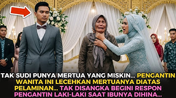 Mertua Miskin Ini Dihina Di Pelaminan Oleh Pengantin Perempuan, Balasannya Mengejutkan Semua Orang!