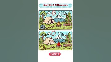 Can You Find All 5 Differences⁉️ Part1️⃣1️⃣ #shorts #SpotTheDifference