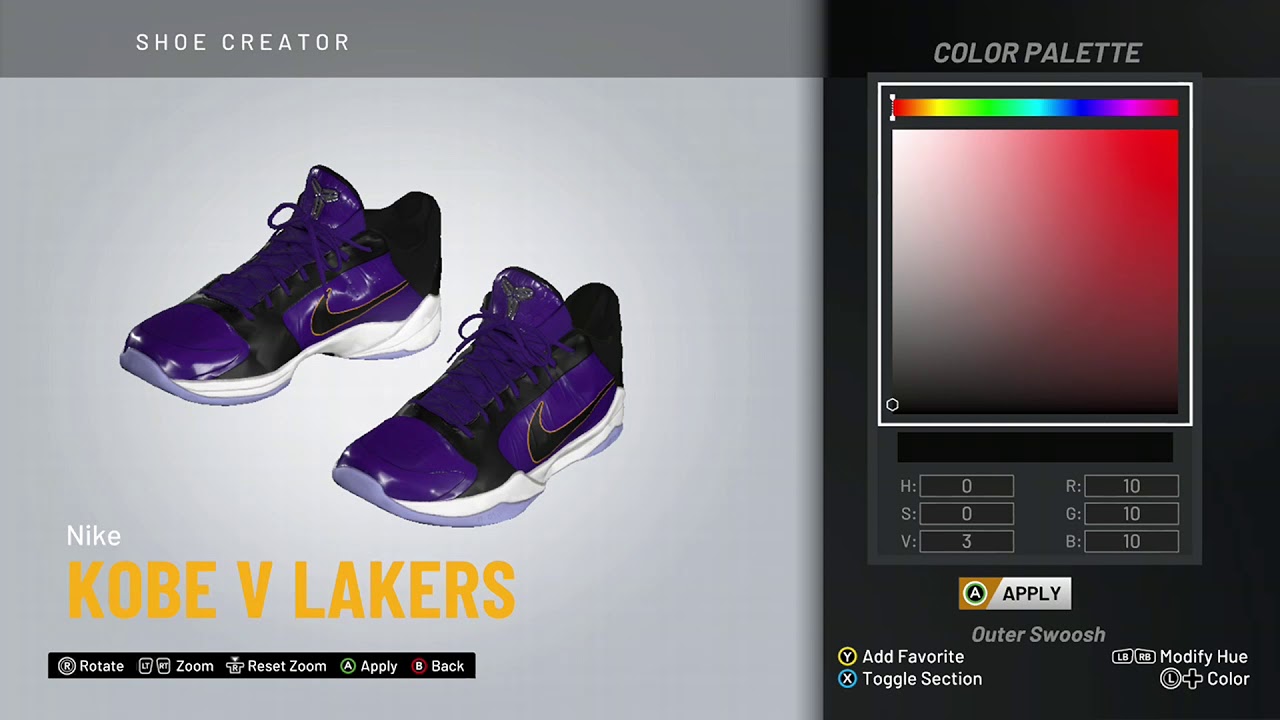 2k20 kobe shoes