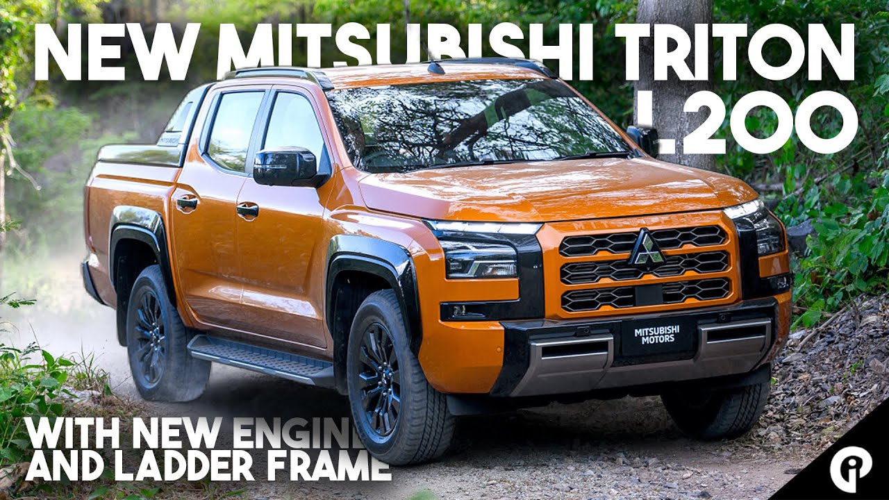 2024 Mitsubishi L200 / Triton Debuts With Tougher Ladder Frame, New Diesel