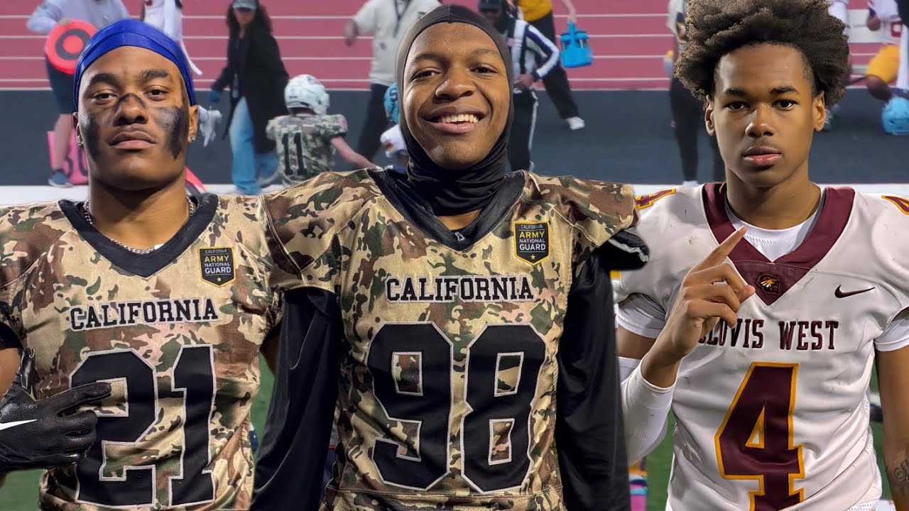 Los Angeles vs Central Valley 🏈 Army All-Star Game California Best of the West 