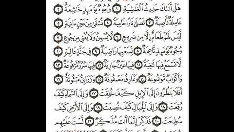 سورة الغاشية كاملة بصوت القارئ الشيخ/خالد الجليل