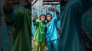 momo and bobo monkey #dancevideo #monkey #momo #bobo