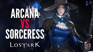 Lost Ark ARCANA VS SORCERESS - Mage Classes Guide Beginners Guide 2022