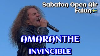 Amaranthe - Invincible @Sabaton Open Air, Falun🇸🇪 August 6, 2022 LIVE HDR 4K