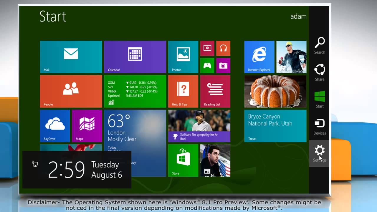 How to Turn ON and OFF Narrator on Windows® 8.1 - YouTube