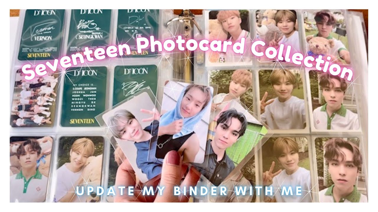 Lot photocards et pochette Kpop Seventeen Vernon