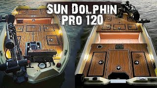 Sun Dolphin Pro 120 on STERIODS! Plastic tiny boats. 