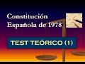 Test teórico: Constitución Española de 1978 (1)