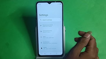 how to enable disable auto rotate screen realme c35 device