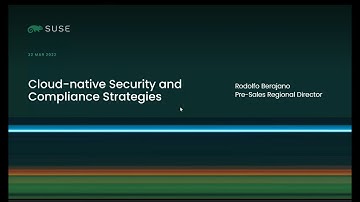 Cloud-native Security & Compliance Strategies with Suse