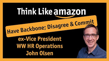 Amazon Interview Have Backbone; Disagree & Commit- Real Amazon Leader Interview