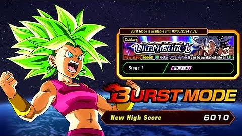 HOW TO GET 6000 BURST MODE SCORE USING RAPID GROWTH: MUI GOKU EVENT: DBZ DOKKAN BATTLE