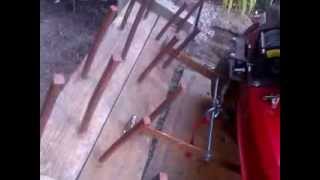 fabrication d'un relevage maison sur tracteur tondeuse