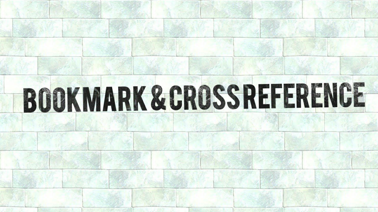 usese of cross-reference is word for mac usese of cross-reference is word for mac