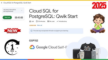 Cloud SQL for PostgreSQL: Qwik Start | GSP152