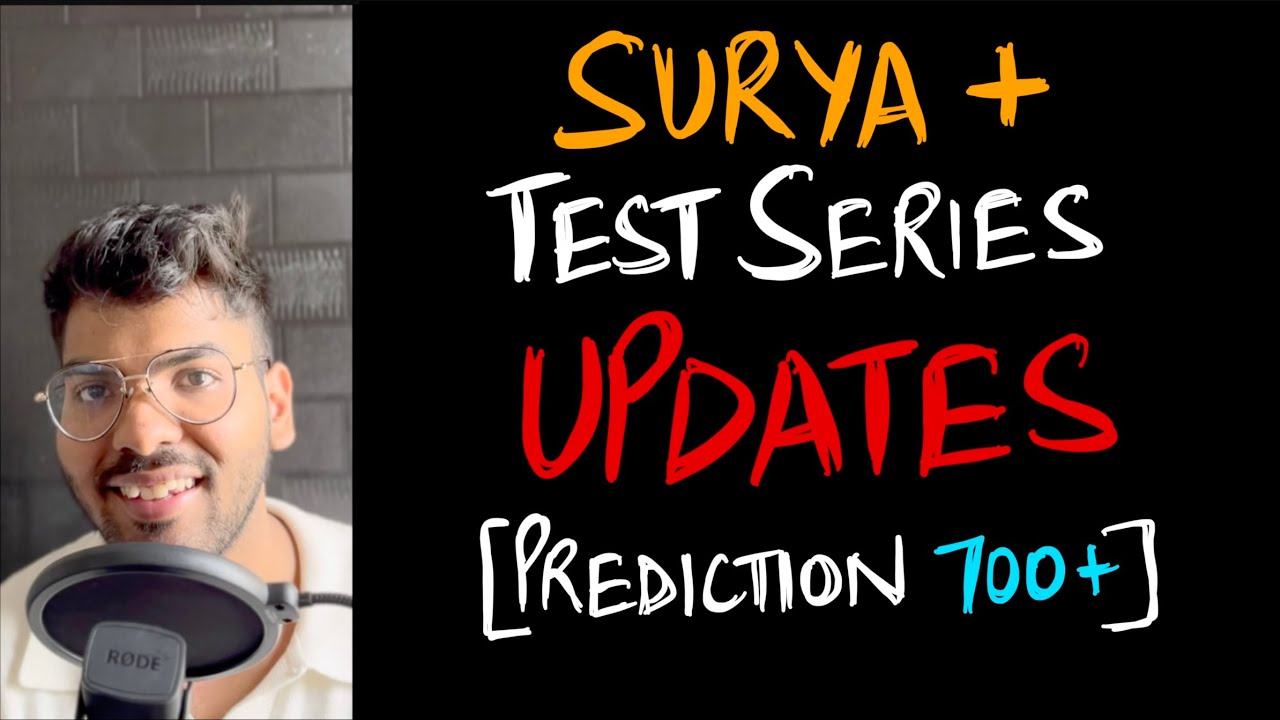 The best test series to use for NEET 2025 | Surya + test series updates ...