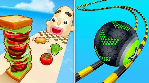 Going ball | Sandwich Runner All Levels Gameplay Walkthrough Android,ios