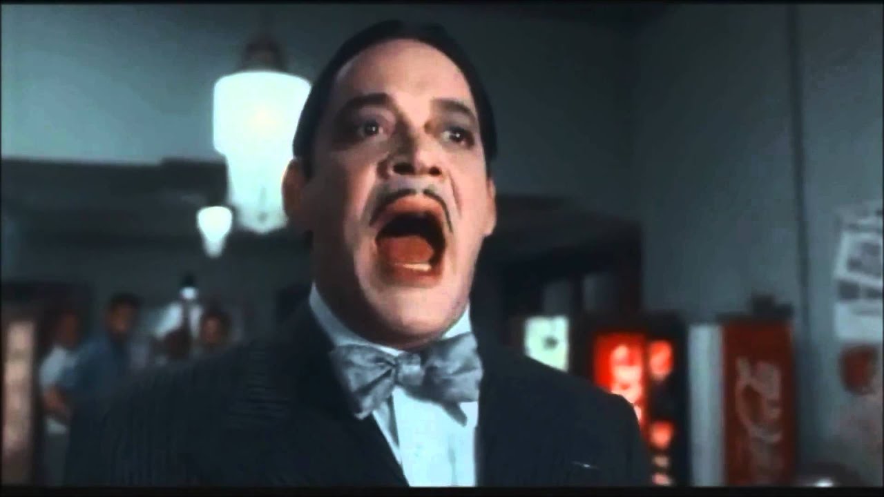 Comedic Monologue for Men - Raul Julia as Gomez Addams in Addams Family  Values | monologuedb