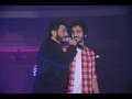 تامر حسني يغني مع رامي جمال وأحد المعجبين في حفل راس السنة 2017