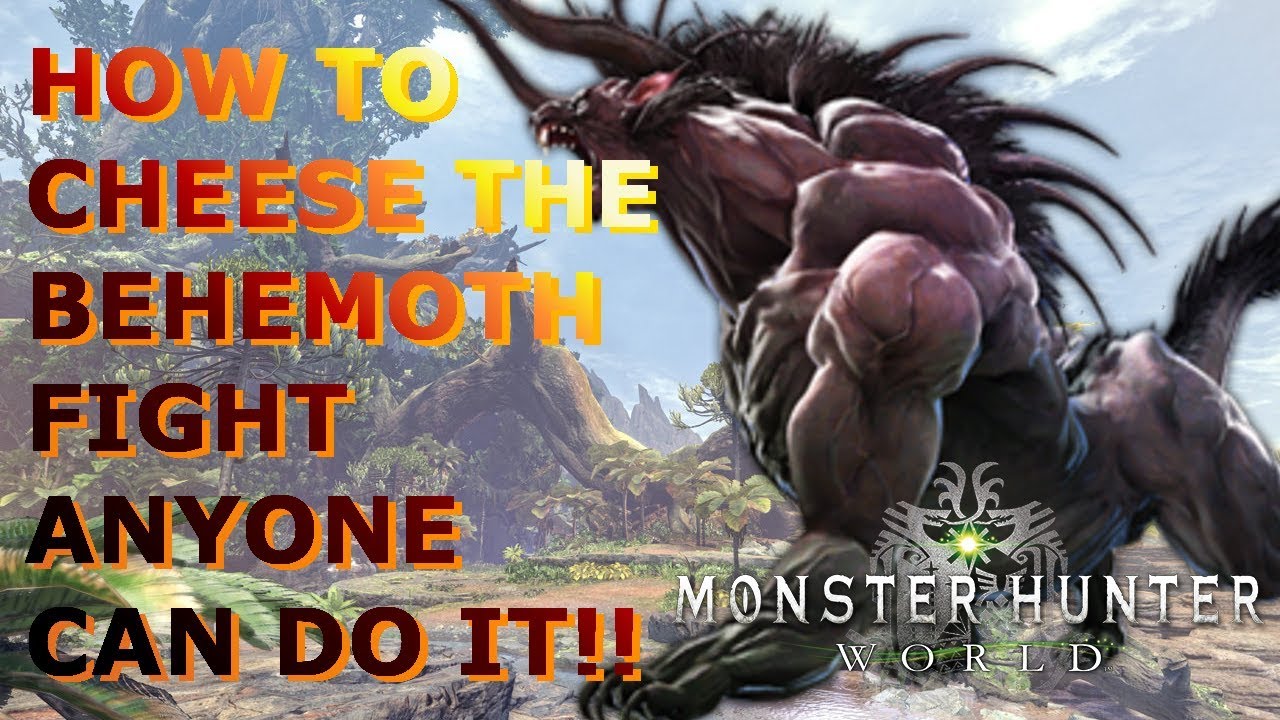 MHW-HOW TO CHEESE BEHEMOTH/EASY TO DO!!