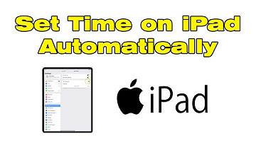 How to set Date and time on iPad automatically
