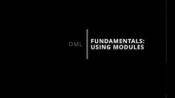 DML Fundamentals