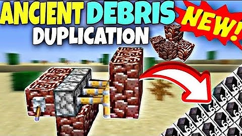 MINECRAFT 1.20 : UNLIMITED {ANCIENT DEBRIS NETHERITE DUPLICATION GLITCH} || TUTORIAL (JAVA/BEDROCK)