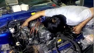 Toyota TE71 Liftback 2T Engine First start