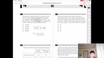 How to Ace the SAT: SAT Test #2 Math With Calculator #11-20 Explanation