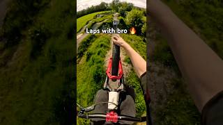 Laps with bro🔥 @JackG-T #mtb #bike #mountainbike #shorts
