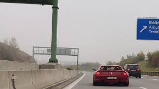 [4K] FERARRI 348 & F355 ON AUTOBAHN no commentary